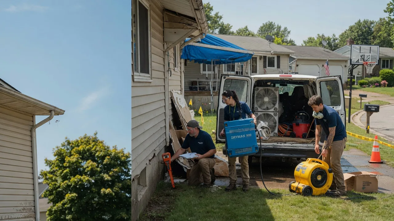 Ceiling Leak Cleanup in De Ruyter, NY near me